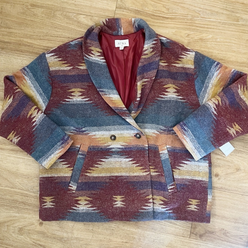 Aura Southwestern Jacket M NWT - Picture 4 of 9